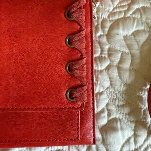 Crossbody Purse Reddish Orange Internation Concepts